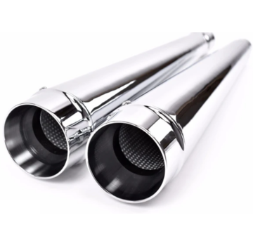 DNA exhaust slip-on Megaphone set Chrome  Fits: > 95-16 Touring