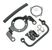 TC-Choppers aircleaner support bracket black or chrome Fits: > Big Twin 1993-2017