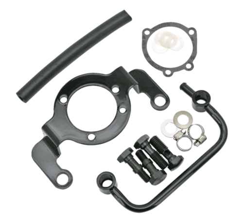 TC-Choppers aircleaner support bracket black or chrome Fits: > Big Twin 1993-2017