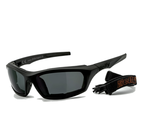 Helly Gafas de sol de motociclista i-stealth - humo