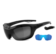 Helly Biker Sonnenbrille Bandit - Rauch Grandient Laser Passend für:> alle Biker