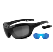 Helly Biker sunglasses bandit - smoke grandient laser  Fits: > all Bikers