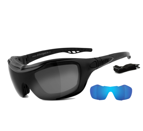 Helly Biker sunglasses bandit - smoke grandient laser Fits: > all Bikers