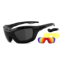 Biker Sonnenbrille Bandit 2 - Rauchlaser rotes Xenolit Passend für:> alle Biker