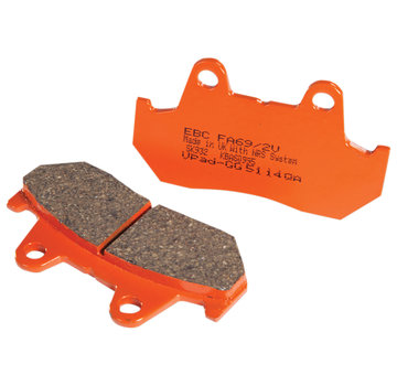 EBC Brakes Pastillas de freno de base orgánica "FA69" - Copia