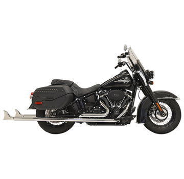 Bassani True duals 36" long 2-1/4" Fishtail mufflers black or chrome 2018-up