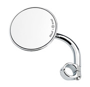 Biltwell Miroir utilitaire rond Biltwell - Chrome approuvé ECE