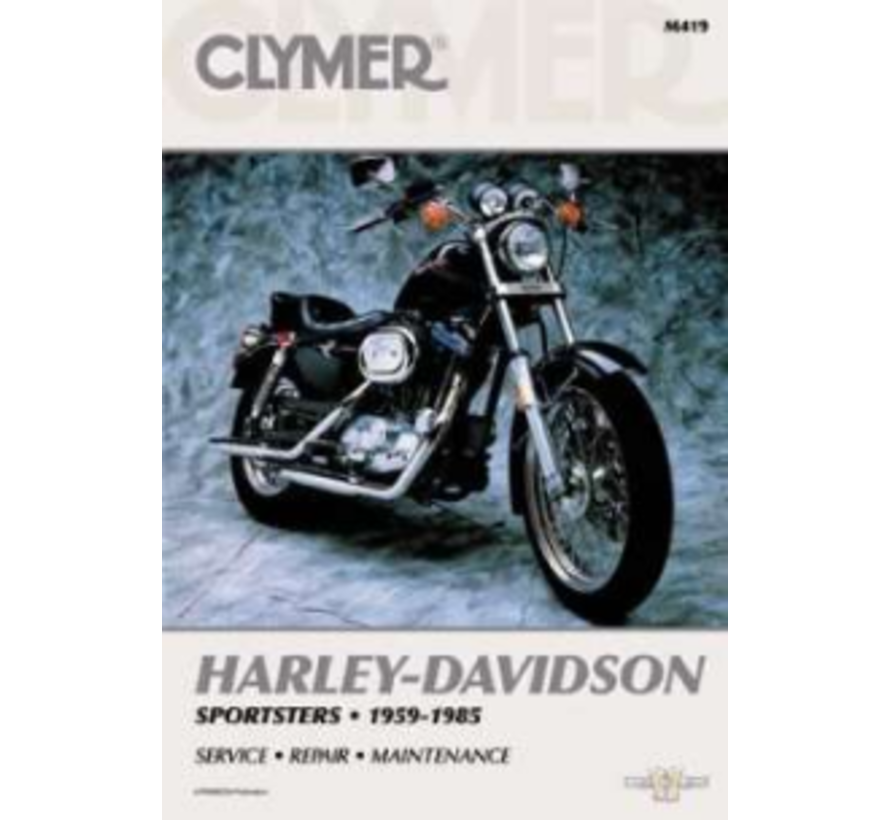 Harley Davidson livre le manuel d'entretien Clymer - Réparation Sportster Série 59-85