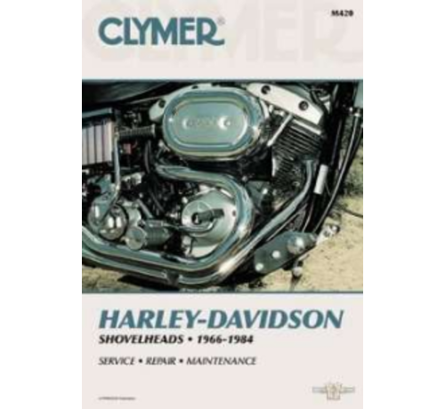 Clymer Harley Davidson boekt Clymer service manual - Shovel 66-84 Repair Manuals