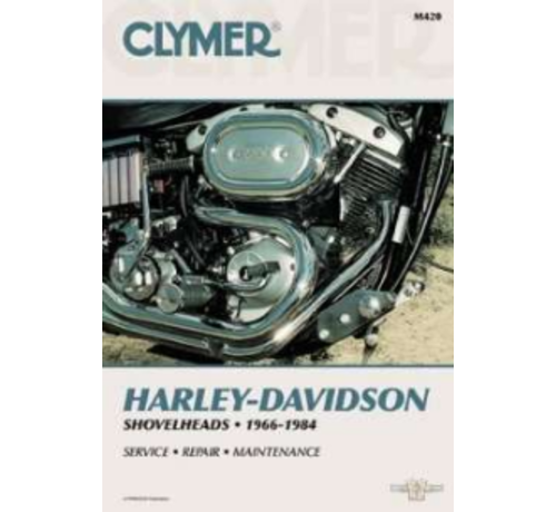 Clymer Harley Davidson livre le manuel d'entretien Clymer - Shovel 66-84 Manuels de réparation