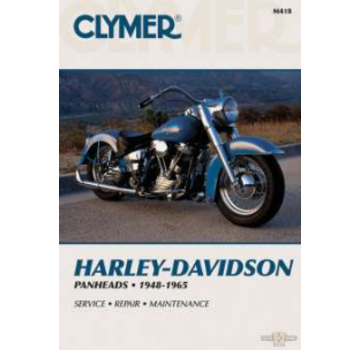 Clymer Harley Davidson boekt Clymer service manual - Panhead Series 48-65 reparatiehandleidingen