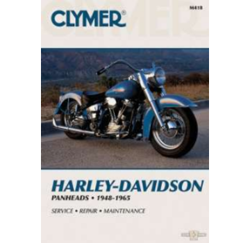 Clymer Harley Davidson books Clymer service manual - Panhead Series 48-65 Repair Manuales