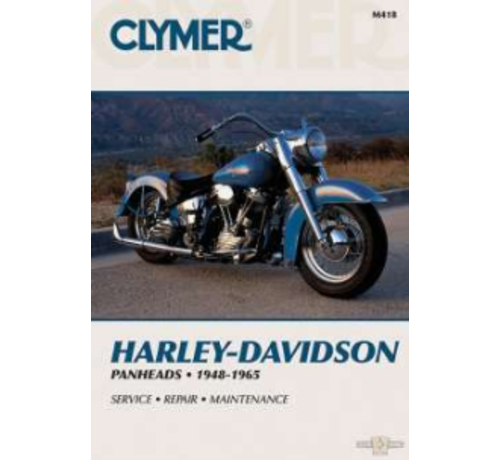 Clymer Harley Davidson boekt Clymer service manual - Panhead Series 48-65 reparatiehandleidingen