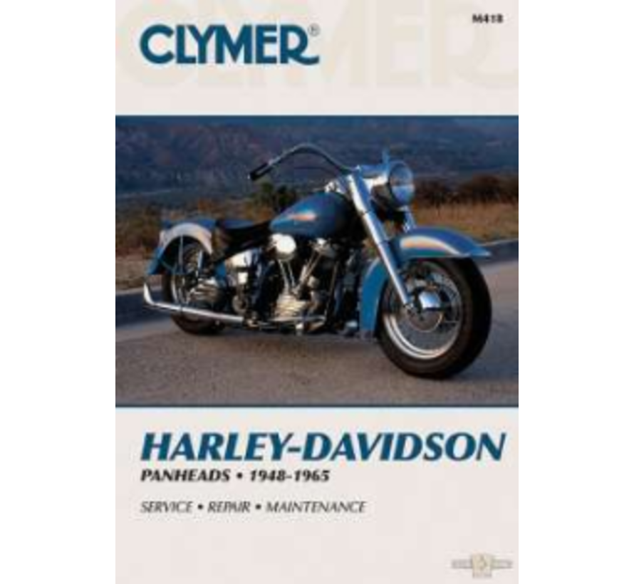 Harley Davidson boekt Clymer service manual - Panhead Series 48-65 reparatiehandleidingen