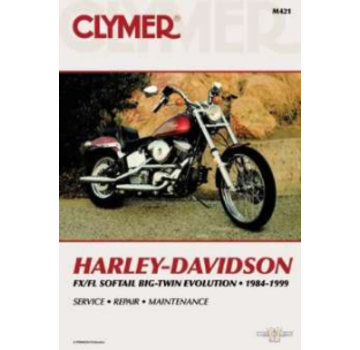 Clymer Harley Davidson boekt Clymer service manual - Softail Series 84-99 reparatiehandleidingen