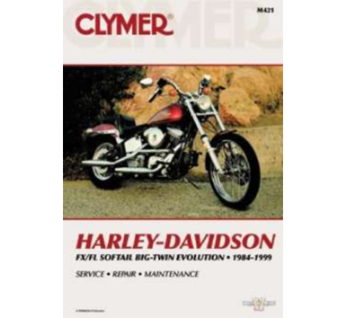 Clymer  books service manual - Repair Manuals Fits: > 84-99 Softail