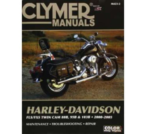 Clymer Manuel de service Clymer pour Harley Davidson - Manuel de réparation Softail Série 00-05