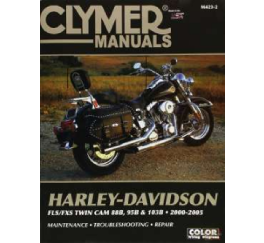 Harley Davidson boekt Clymer service manual - Softail Series 00-05 reparatiehandleidingen