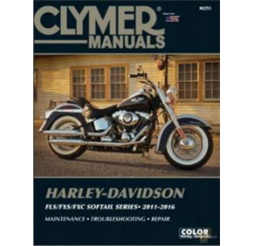 Clymer Harley Davidson boekt Clymer service manual - Softail Series 11-16 reparatiehandleidingen