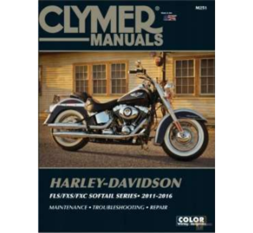 Clymer Harley Davidson boekt Clymer service manual - Softail Series 11-16 reparatiehandleidingen