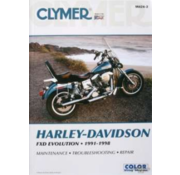 Clymer Manuel de service Clymer pour Harley Davidson - Manuel de réparation Dyna Series 91-98