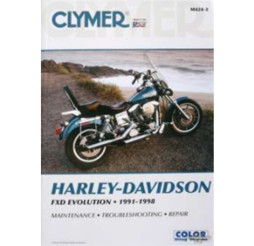 Clymer Harley Davidson books Clymer service manual - Dyna Series 91-98 Repair Manuals