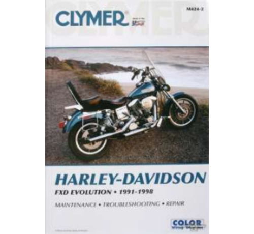 Clymer  books service manual - Repair Manuals Fits: > 91-98 Dyna