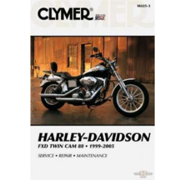 Clymer Manuel de service Clymer pour Harley Davidson - Manuel de réparation Dyna Series 99-05