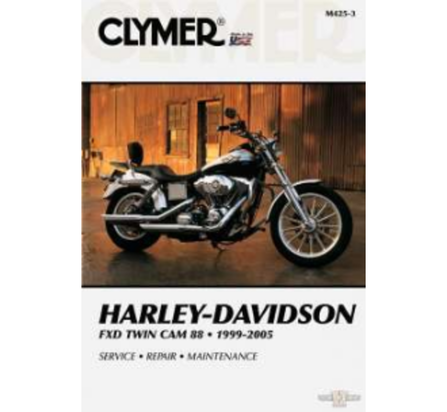 Manuel de service Clymer pour Harley Davidson - Manuel de réparation Dyna Series 99-05