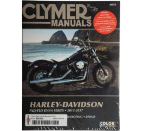 Clymer Harley Davidson boekt Clymer service manual - Dyna Series 12-17 reparatiehandleidingen