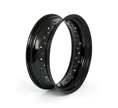 TC-Choppers 40 Spoke dropcentre rim - 5 X 16 Inch - Black or Chrome