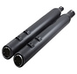 909 Uppercut Slip-On Mufflers Chrome or Black - Fits:> 95-16 FLHT/​FLHR/​FLHX/​FLTR