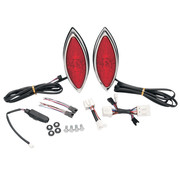 RWD LED Cat-Eye Lights Rear Saddlebag