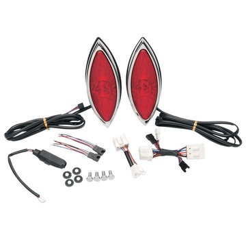 RWD LED Cat-Eye Lights Rear Saddlebag