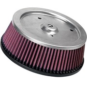 K&N élément de filtre à air à haut débit lavable Convient à : > 00-15 Softail ; 99-07 Dyna, Touring; 07-21 XL Sportster