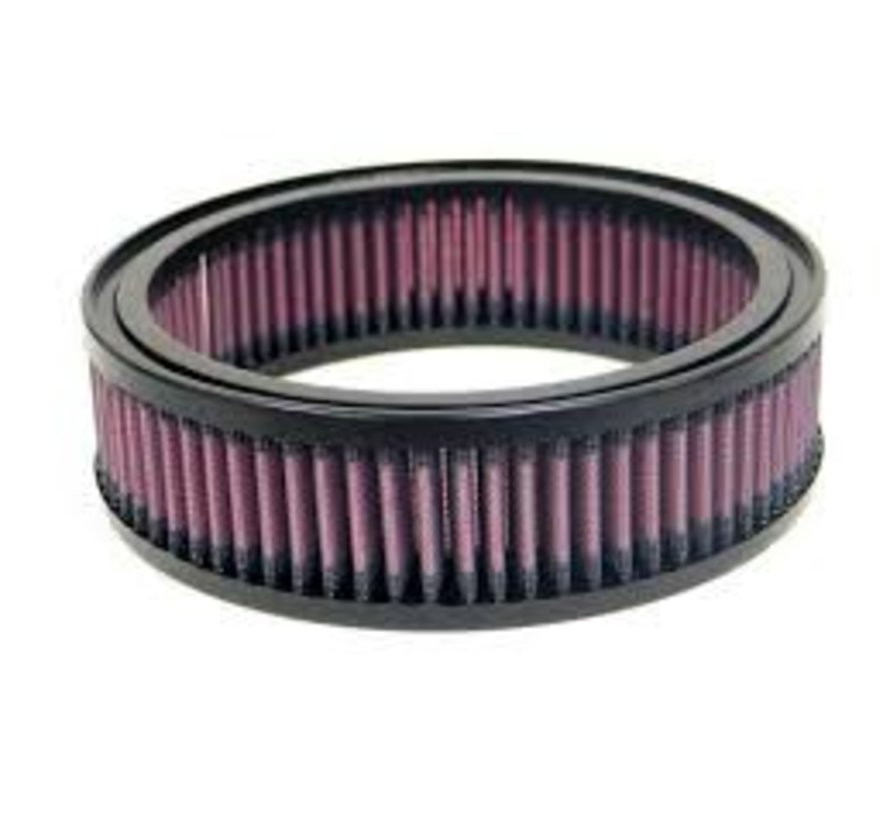 washable High Flow Air Filter Element Fits: > K&N round billet air filters