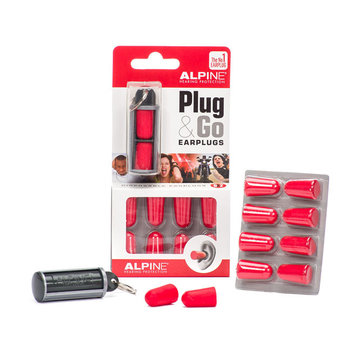 Alpine helmet plug and go earplugs