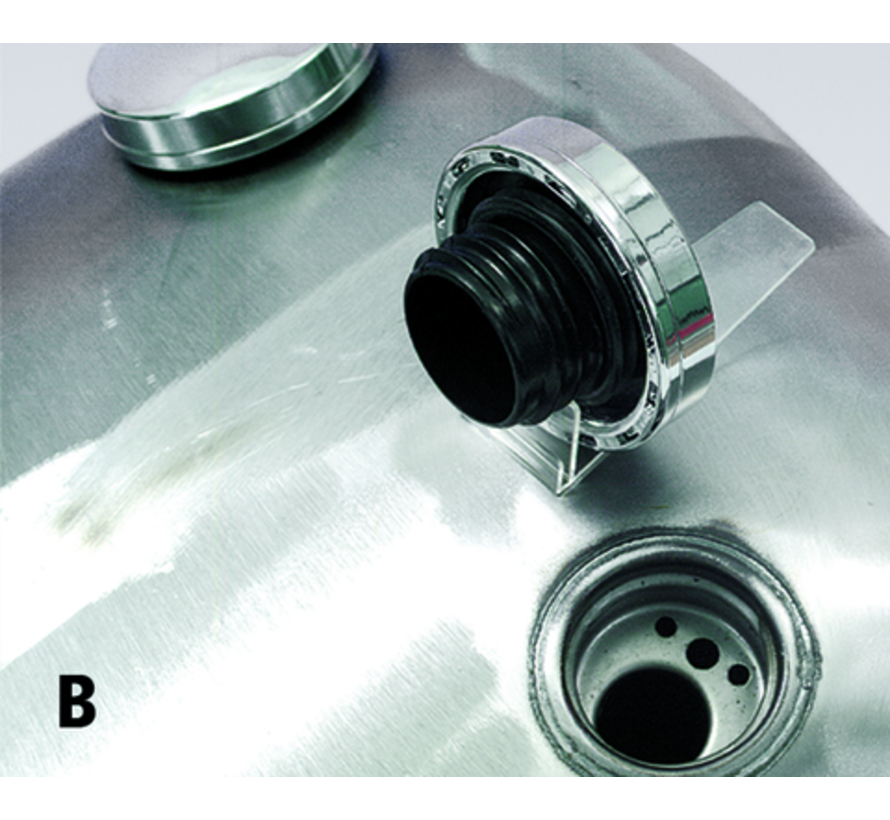 estirada tanque del lado plano para Softail 1984-1999