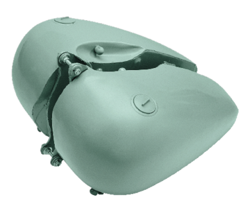 TC-Choppers gas tank 6 gallon flat-side Fat Bob fit: 1984-1999 softail