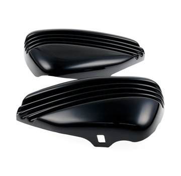 Cult Werk battery Side covers black Fits: > 14-20 XL Sportster