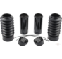 Fork Cover Kit (6-Piece) with Rubber Fork Boots Fits: > 18-20 Softail FXBR/S Breakout