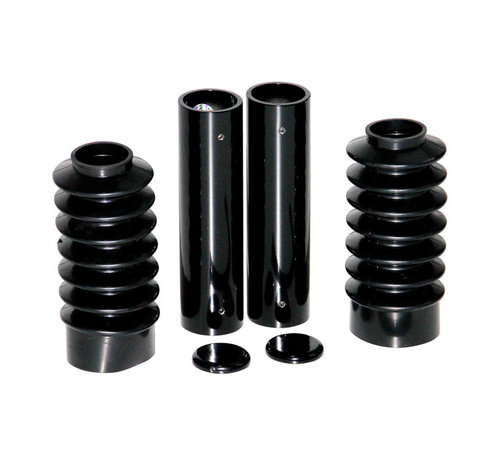 Cult Werk  Fork Cover Kit 4-Piece Black Fits: > 04-20 Sportster