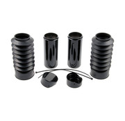 Cult Werk Fork Cover Kit (6-Piece), with Rubber Fork Boots Fits: > 18-20 Softail FXBR/S Breakout