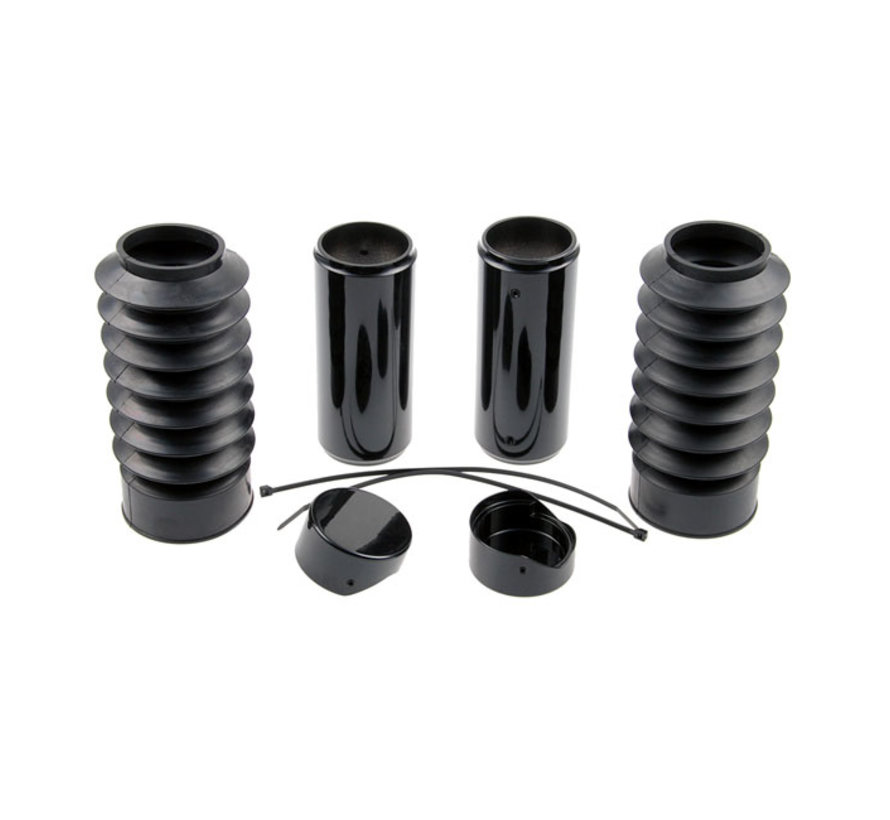 Kit de cubierta de horquilla (6 piezas) con fundas de goma para horquilla Se adapta a:> 18-20 Softail FXBR / S Breakout