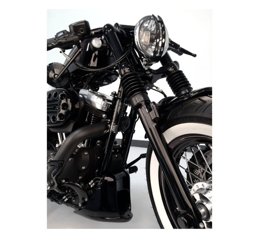 Kin Kuipspoiler Bobber hoogglans zwart Past op:> 04-20 XL