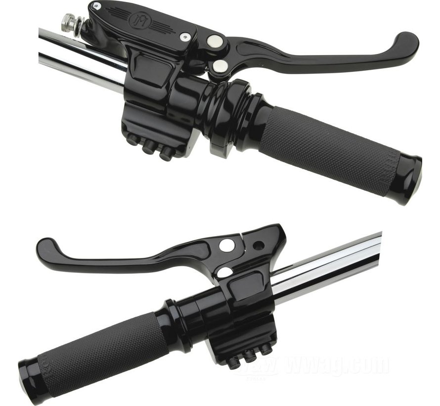 handlebar control kit with by PM Fits: > 1 inch handlebar