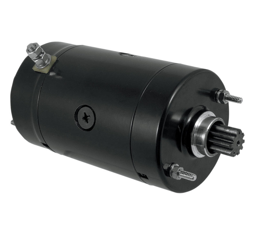 High Torque Starter schwarz oder verchromt Passend für: > 74-E76 XL; 82-84 FL; 74-86FX; 84-88 FLT; L83-88 FXR