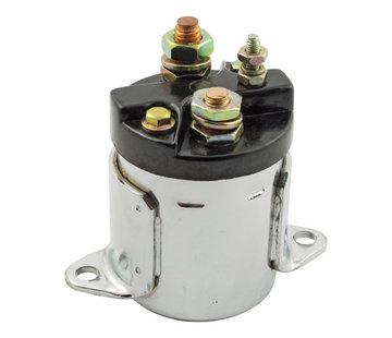 STANDARD Starter solenoid chrome or zink Fits: > 80-88 FLT, FXR 5-SP models