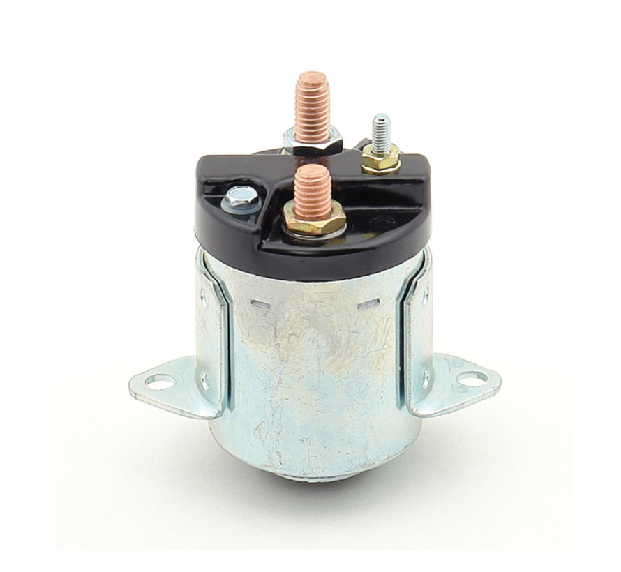 Starter solenoid chrome or zink Fits: > 80-88 FLT FXR 5-SP models