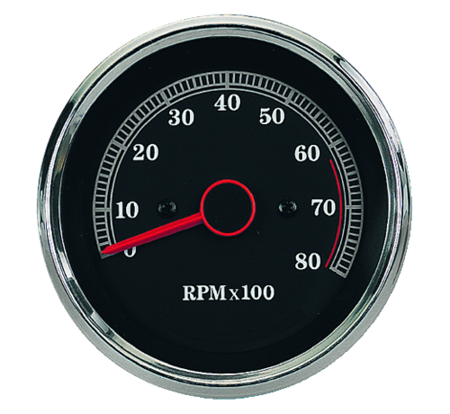 Zodiac handlebars mounted tachometer for 1985 to present Sportster XL